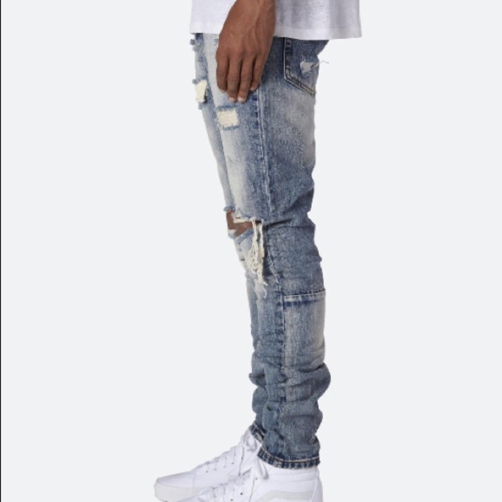 M1 Blue Denim Jeans (MNML.LA) - Picture 3 of 8